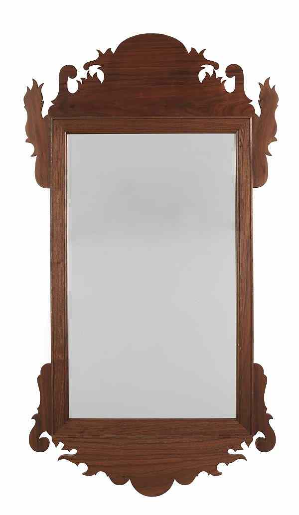 Appraisal: Two Chippendale style mirrors by Russ Kramer h and h