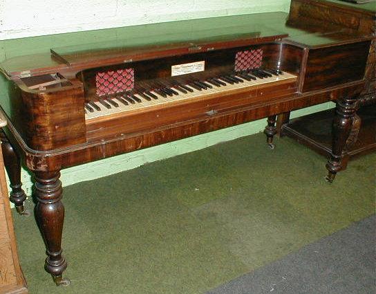 Appraisal: An early thC mahogany square piano by John Broadwood Sons