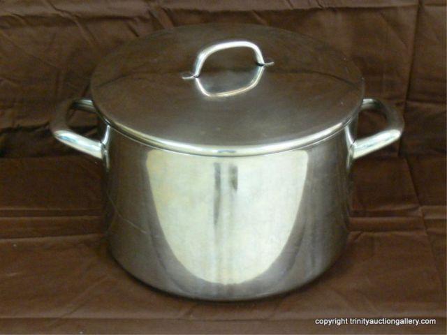 Appraisal: Slampos Stainless Steel - Quart Stock Pot - heavy duty