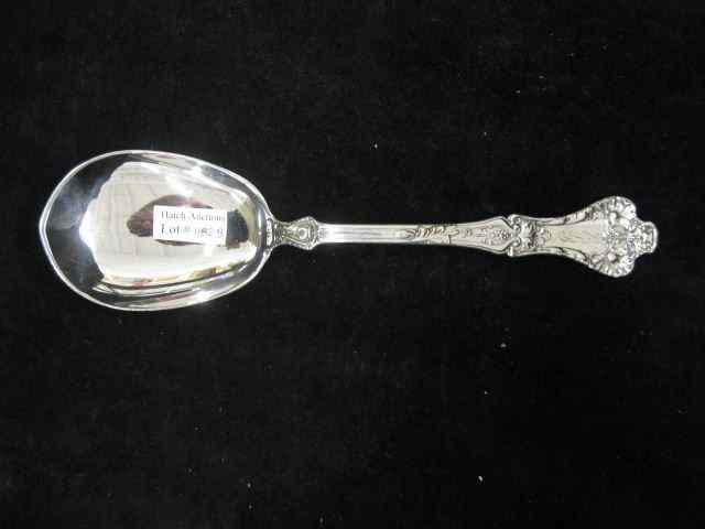 Appraisal: Sterling Silver Berry or Casserole Spoon''Poppy'' by Gorham '' excellent