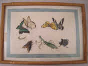 Appraisal: A very fine Chinese painting on rice paper of butterflies