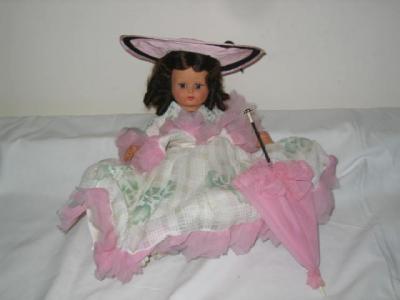 Appraisal: A Furga Italian plastic doll Ninon in crinoline dress boxed