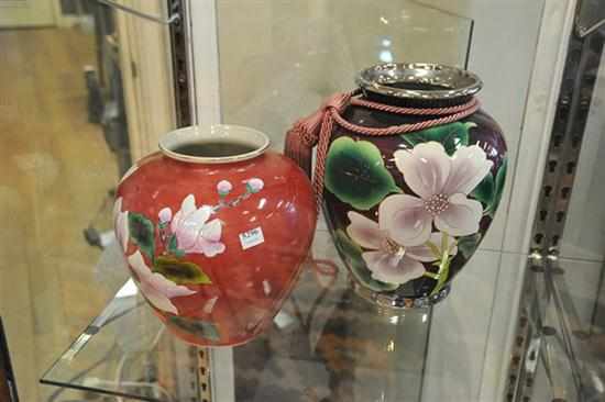 Appraisal: TWO ORIENTAL VASES