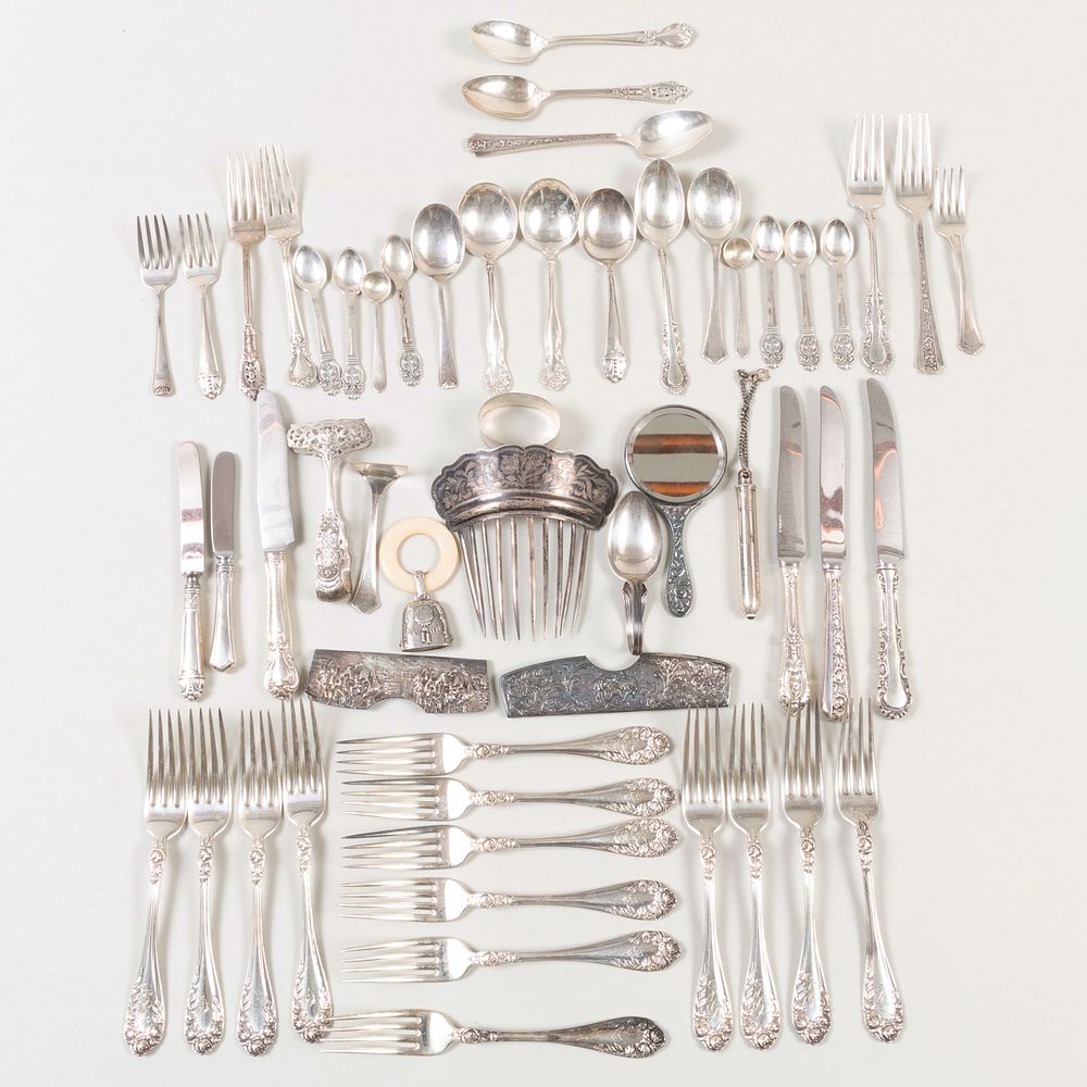 Appraisal: Group of American Silver Flatware and Small Articles Marked 'Sterling'