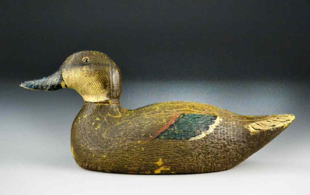 Appraisal: Gundlefinger Mallard Hen Duck DecoyDrake with glass eyes appears to