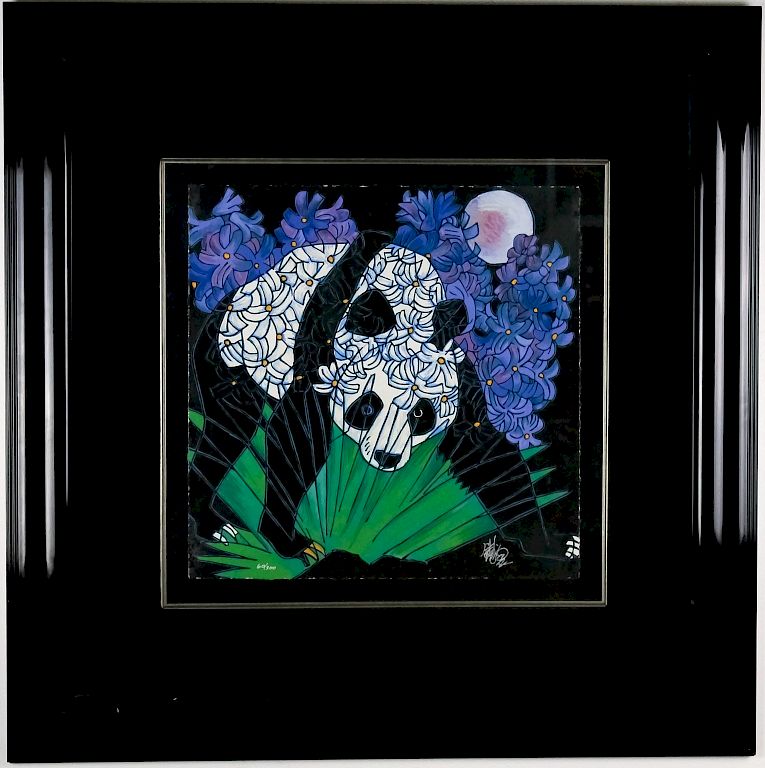 Appraisal: Tiefeng Jiang - China Pride Panda Serigraph Guaranteed Authentic Signed