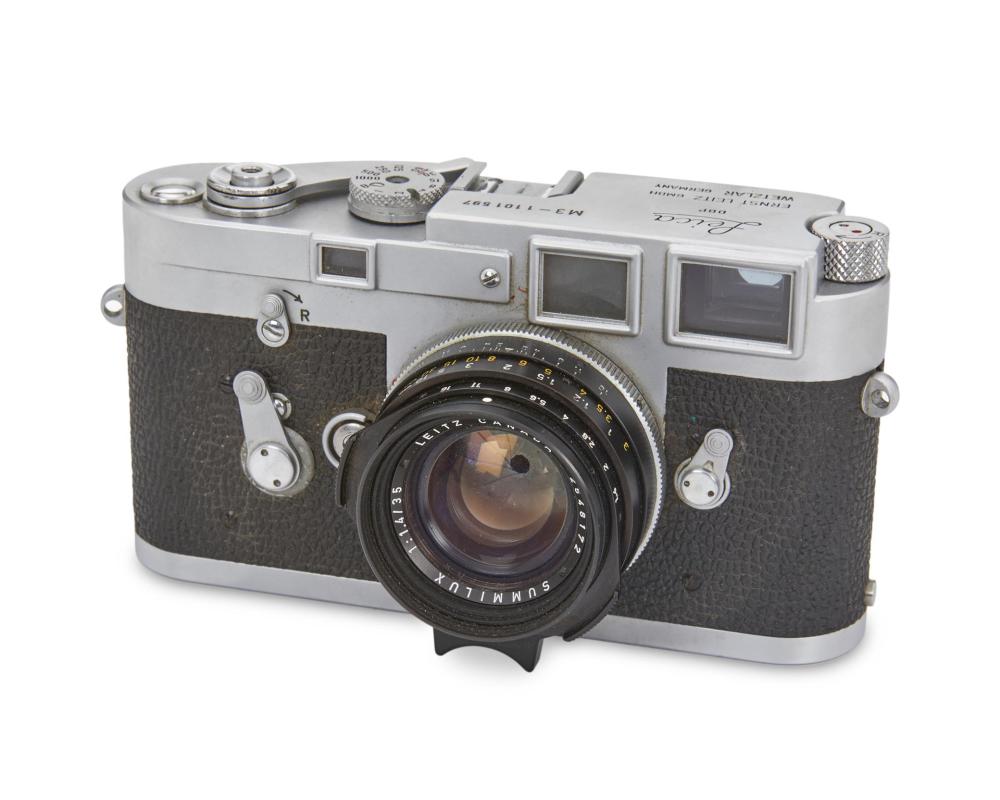 Appraisal: A Leica M single-stroke mm rangefinder camera Circa - Marked