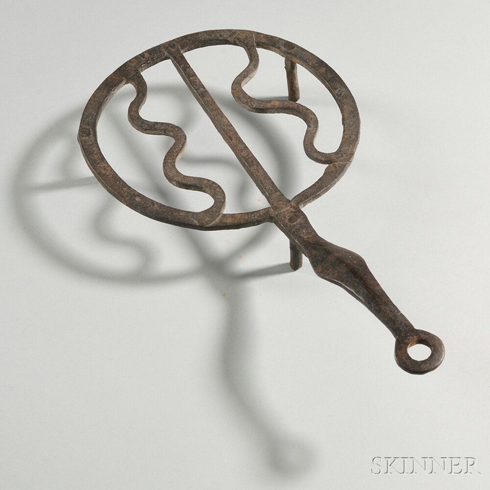 Appraisal: Wrought Iron Trivet America late th early th century the