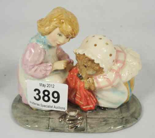 Appraisal: Beswick Beatrix Potter Tableau Figure Mrs Tiggywinkle and Lucie for