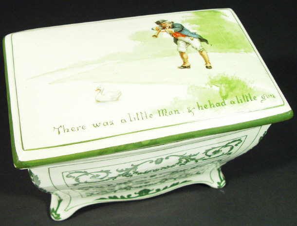 Appraisal: Royal Doulton Huntley and Palmers china biscuit box and cover