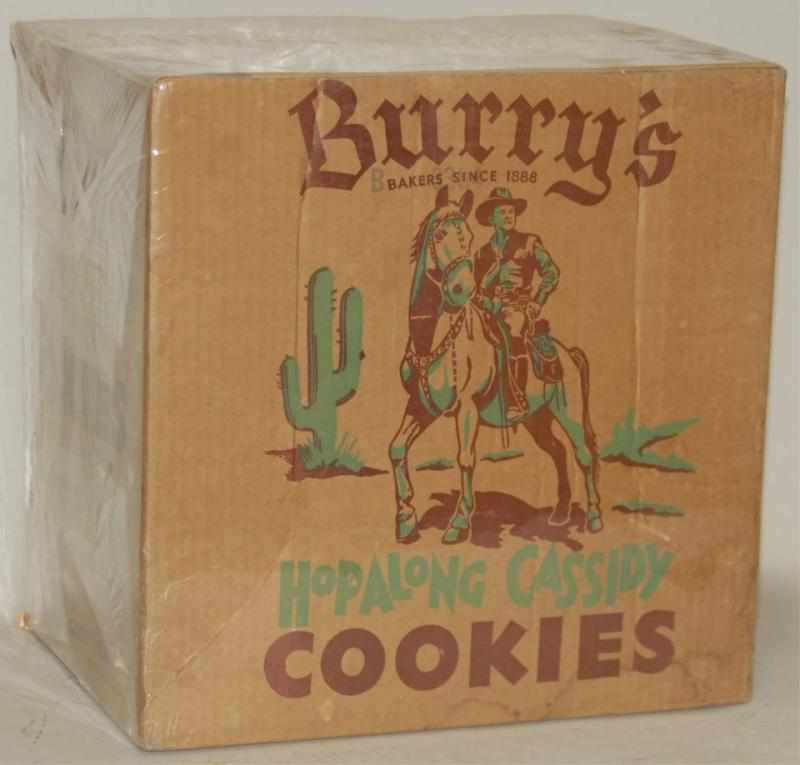 Appraisal: Vintage Hopalong Cassidy Burry's Cookie Box Shipping Box Empty box