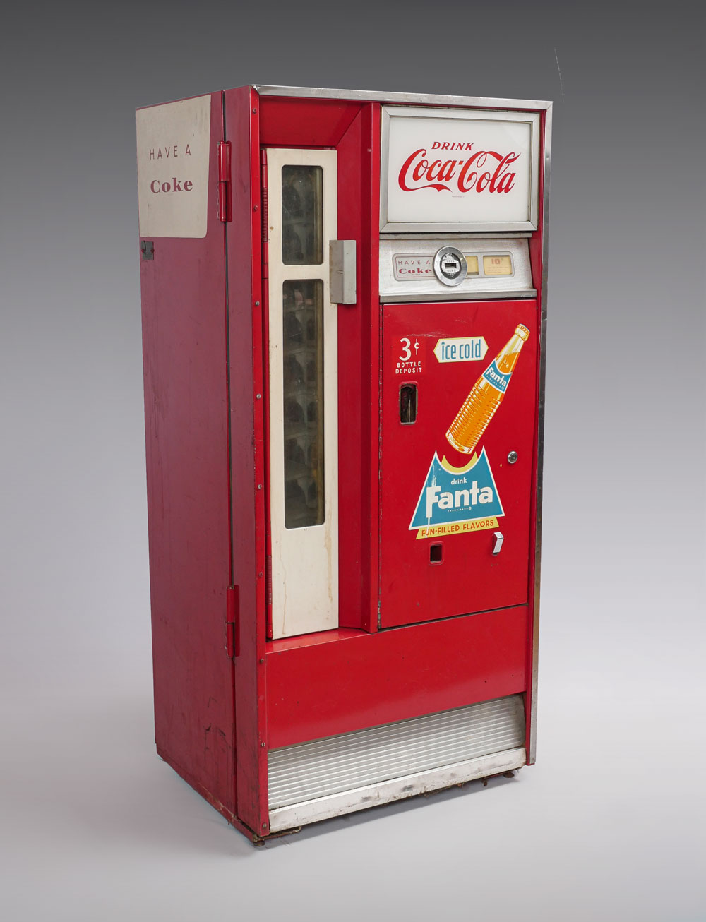 Appraisal: CENT COCA-COLA VENDING MACHINE Coca-Cola cent vending machine made by