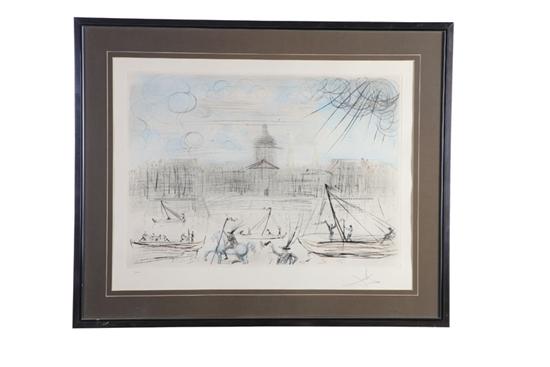 Appraisal: L'ACADEMIE DE PARIS BY SALVADOR DALI SPANISH - Etching and