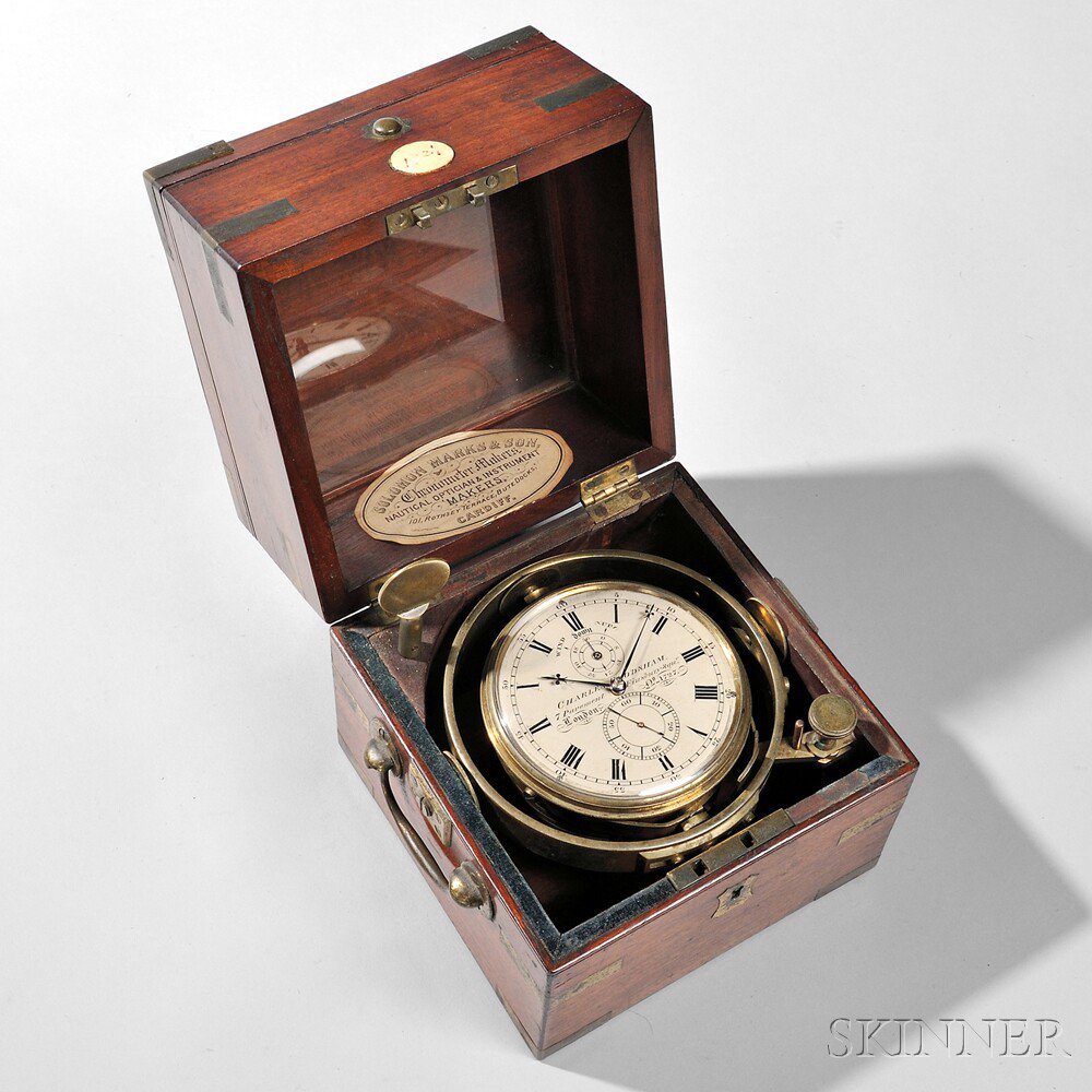 Appraisal: Charles Frodsham Two-day Marine Chronometer No Pavement Finsbury Square London