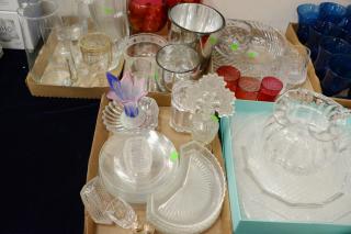 Appraisal: Five box lots of crystal and glass to include Tiffany