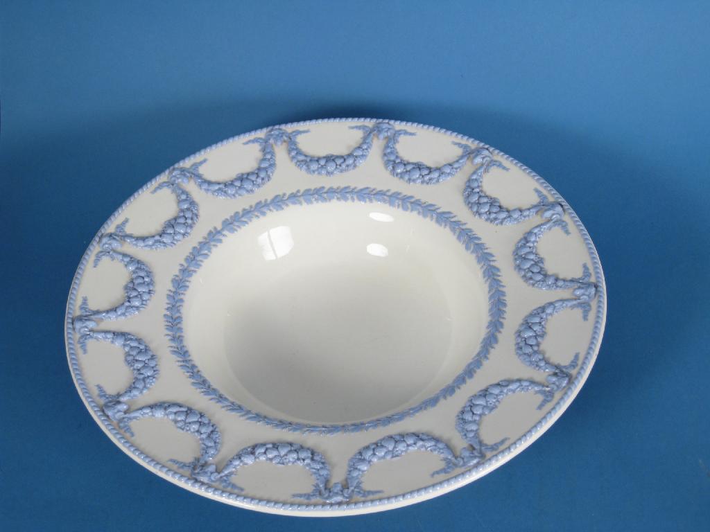 Appraisal: A Wedgwood large Queensware Dish moulded floral swags and leafage