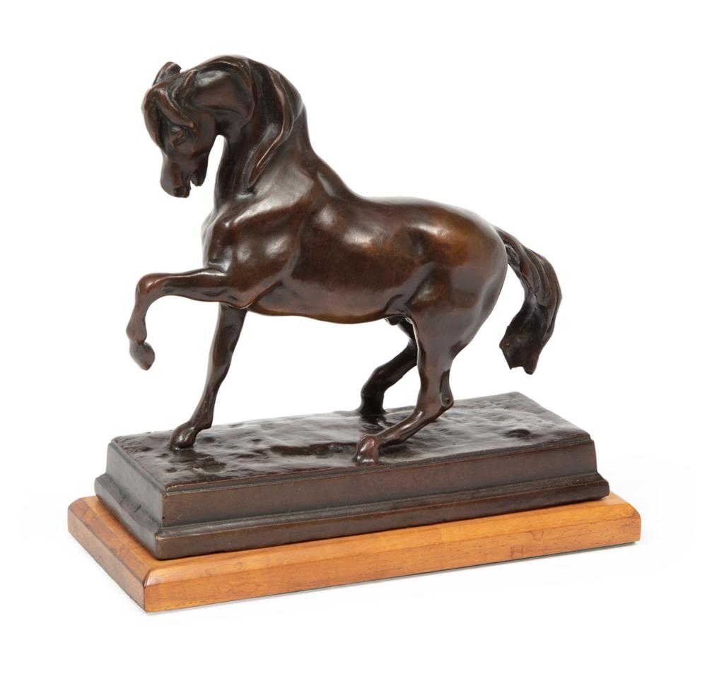 Appraisal: BRONZE FIGURE OF CHEVAL TURC NO Bronze Figure of Cheval