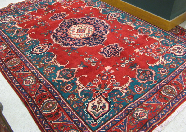 Appraisal: PERSIAN KHALKHAL CARPET Shah Savan region northeastern Iran floral and