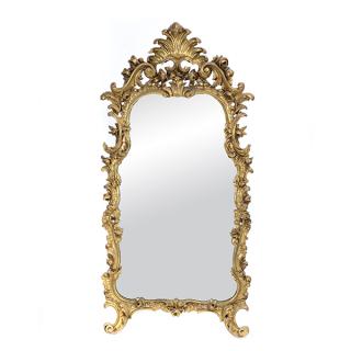 Appraisal: Louis XVI Style Giltwood Mirror Late th Century Louis XVI