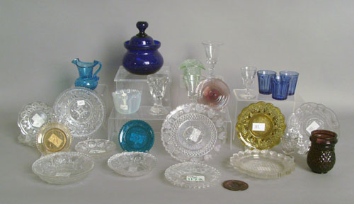 Appraisal: Group of glass tablewares