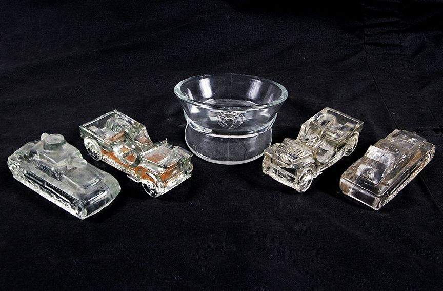 Appraisal: Military Candy Containers A group of five containers which only