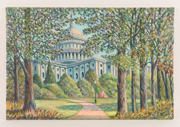 Appraisal: Charles Bowen Sims American - Capitol Building Washington D C