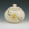 Appraisal: Hull Cinderella Blossom grease jar with lid and hand painted