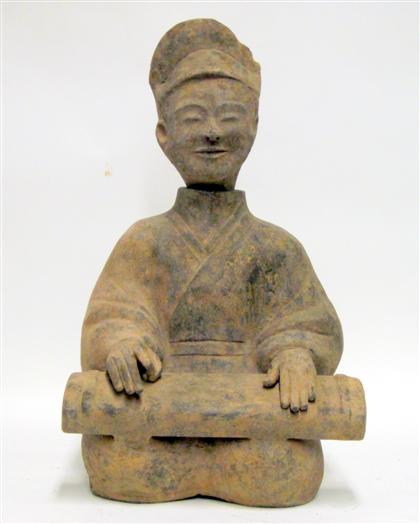 Appraisal: Chinese pottery figurehan dynasty