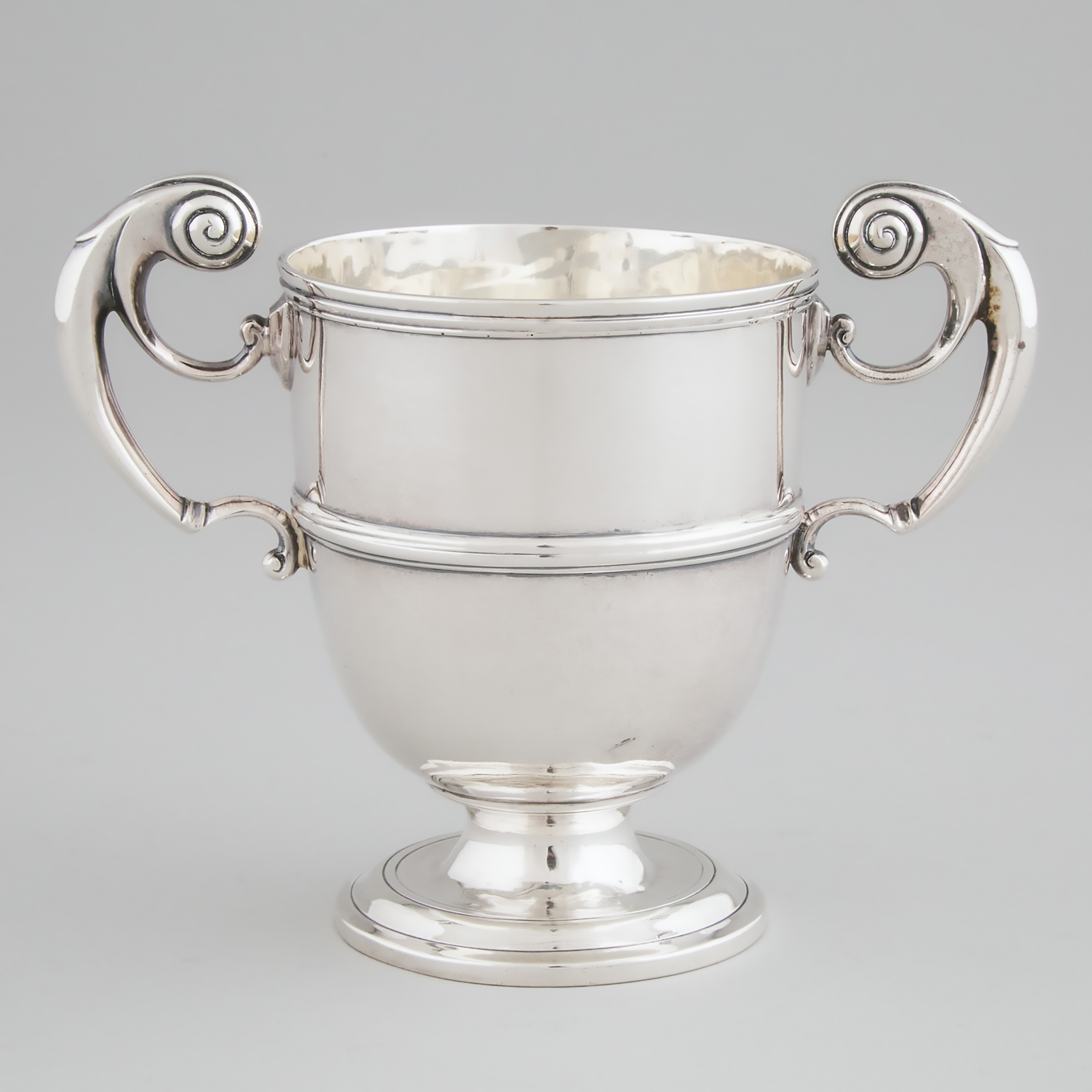 Appraisal: Victorian Silver Two-Handled Cup Wakely Wheeler London height in cm