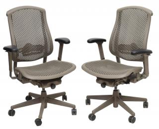 Appraisal: HERMAN MILLER MODERN CELLE OFFICE CHAIR lot of Herman Miller