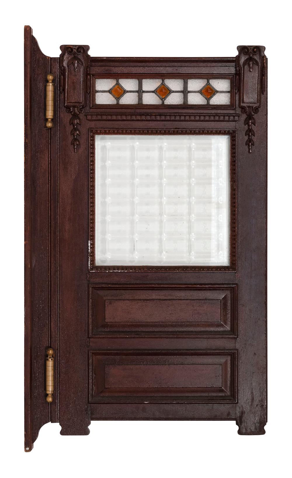 Appraisal: SALOON-STYLE SWINGING DOOR TH CENTURY HEIGHT WIDTH SALOON-STYLE SWINGING DOOR