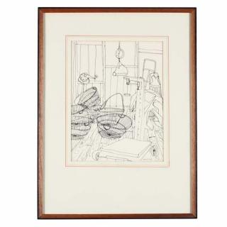 Appraisal: Claude Howell NC ink on paper signed and dated at