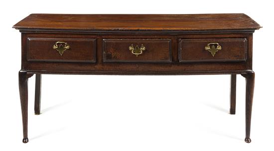 Appraisal: Sale Lot An English Oak Sideboard th th century having