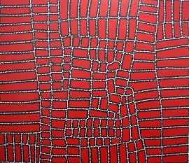 Appraisal: Walala Tjapaltjarri born circa Untitled acrylic on canvas x cm