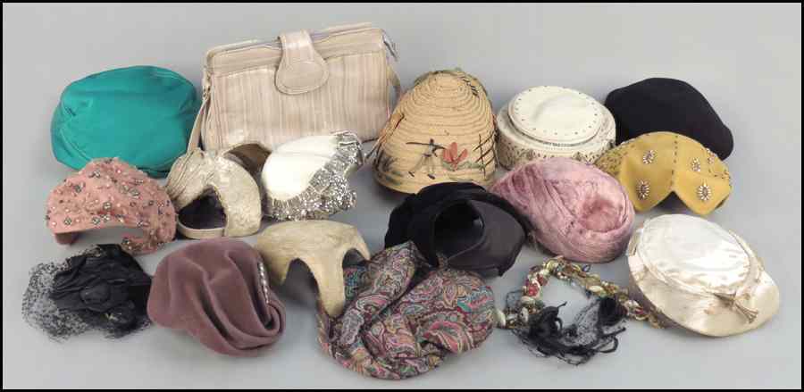 Appraisal: COLLECTION OF LADY'S HATS Including hats by Adolfo Ruby Carnahan