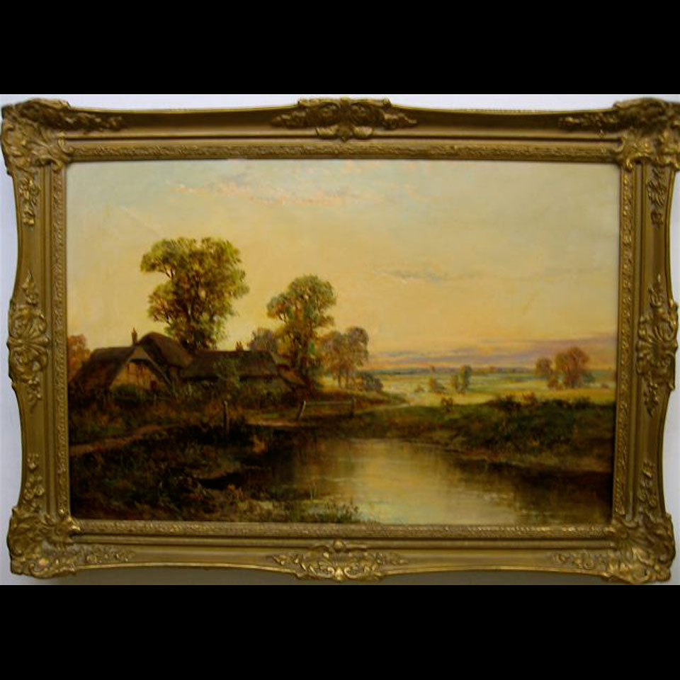 Appraisal: COTTAGE BY A RIVER A PHILLIPS DANIEL SHERRIN TH TH