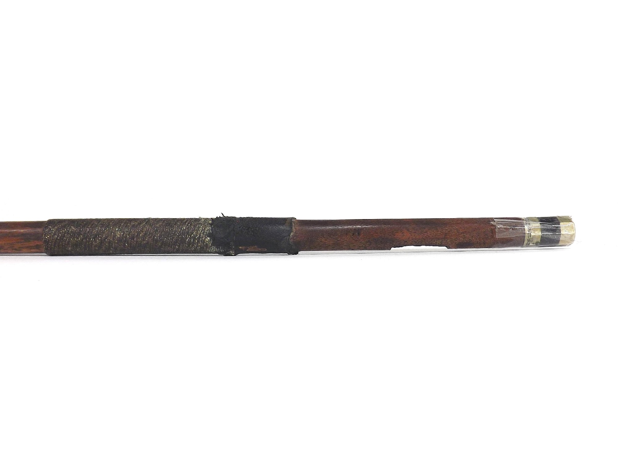 Appraisal: Interesting French viola bow stick with adjuster at fault