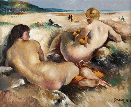 Appraisal: Paul-Elie Gernez French - Two Nudes Estimate -