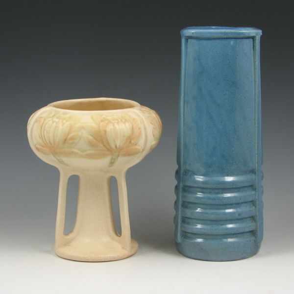 Appraisal: Two pieces of Weller including a Roma pedestal vase with