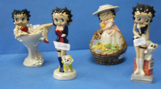 Appraisal: Wade Betty Boop Figures Swinging s Rainy Days Springtime and