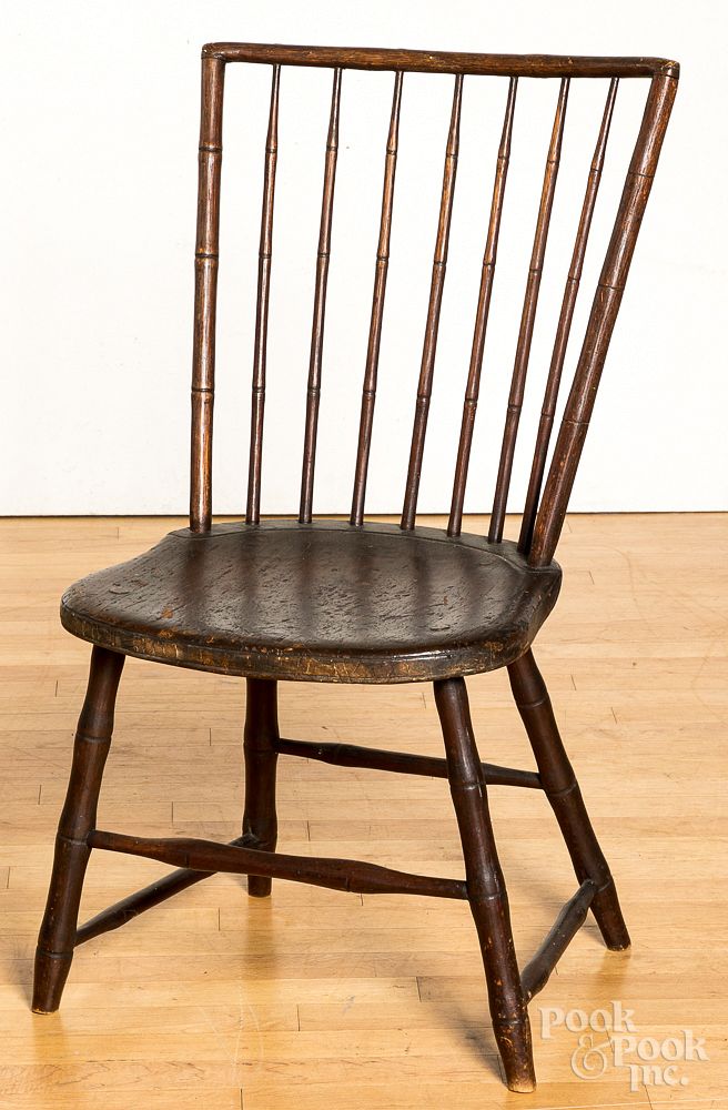 Appraisal: Rodback Windsor chair ca Rodback Windsor chair ca Condition Good