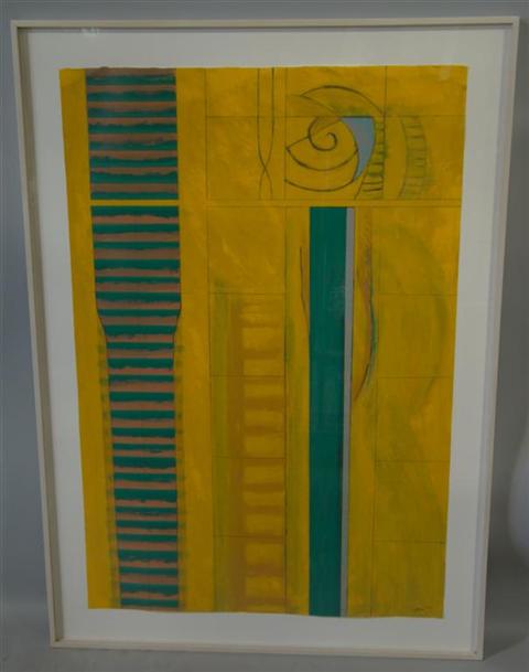 Appraisal: RAMIRO LLONA PERU - UNTITLED Silkscreen x in Framed lower