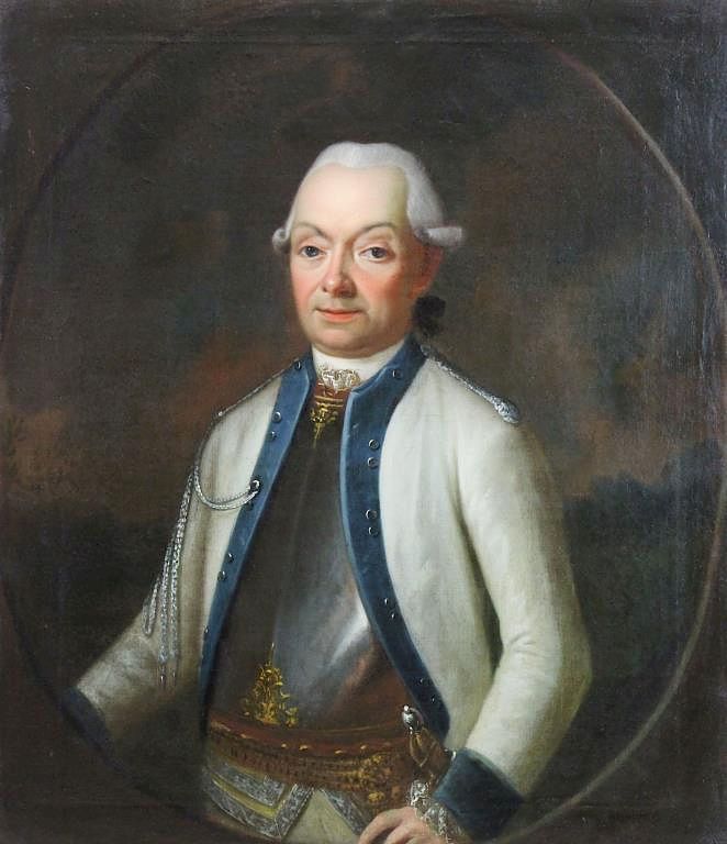 Appraisal: FRANCK th C Oil on Canvas Portrait of a General