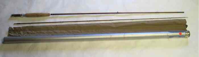 Appraisal: ORVIS ''MADISON'' MODEL SPLIT BAMBOO FLY ROD two piece eight