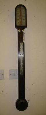 Appraisal: A STICK BAROMETER by Underhill Old Mill Gate Manchester with