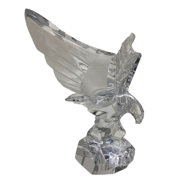 Appraisal: LARGE Maker Unknown Crystal Eagle Maker Unknown Crystal Eagle LARGE