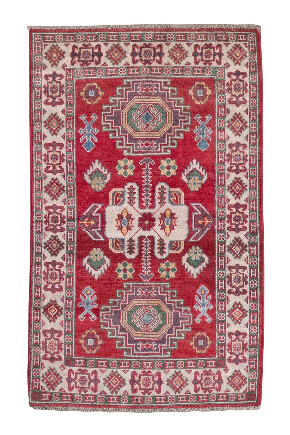 Appraisal: KAZAK DESIGN RUG X LATE TH CENTURYKAZAK DESIGN RUG '