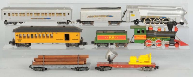 Appraisal: Lot of American Flyer Locomotives Stock Description Includes a five-piece