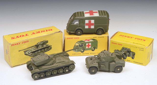 Appraisal: A DINKY TOYS FOR FRANCE A M X TANK together