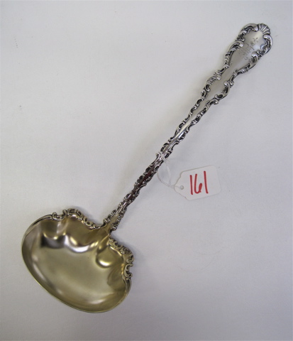 Appraisal: WHITING STERLING SILVER PUNCH LADLE in the Louis XV pattern